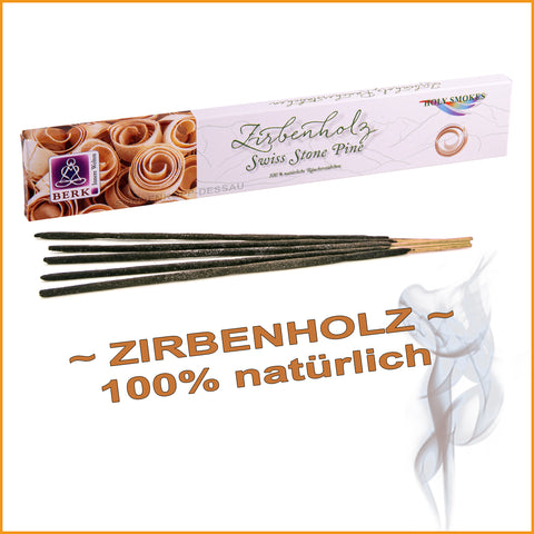 ZIRBENHOLZ Räucherstäbchen - Zirbelkiefer Holz - Zirbenduft Zirbelholz