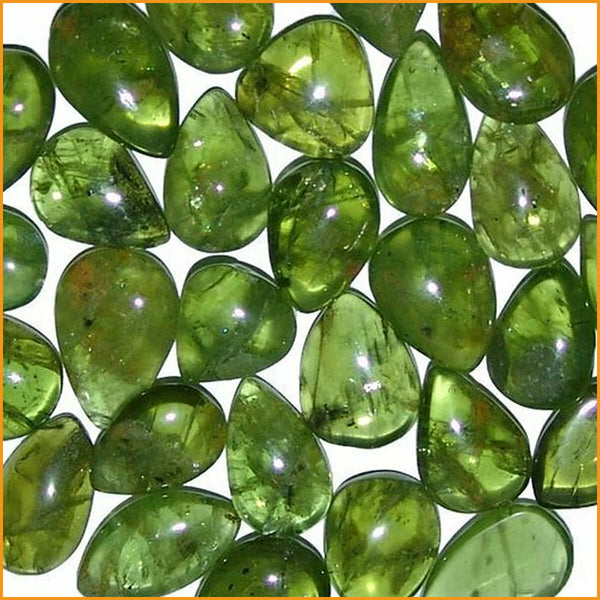 PERIDOT Heilstein - Anwendung Wirkung OLIVIN CHRYSOLITH Trommelstein