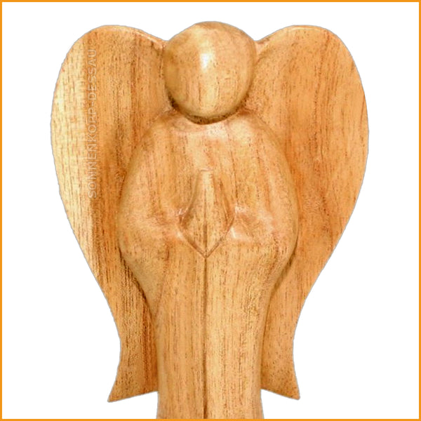 Schutzengel Figur Holz | Holzengel groß | moderner Engel Holz