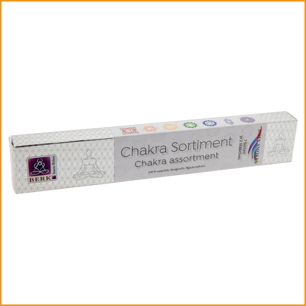 Chakra Räucherstäbchen von Berk - Sortment
