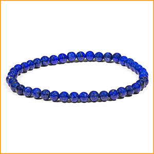 Edelstein Armband LAPISLAZULI Kraftarmband - Kugelarmband - Heilstein
