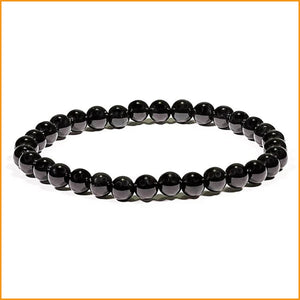Edelstein Armband - SCHÖRL - SCHWARZER TURMALIN - Kraftarmband