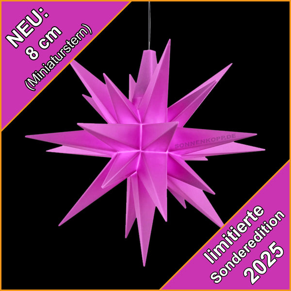 HERRNHUTER Stern SONDEREDITION 2025 VIOLETT als Miniaturstern 8 cm