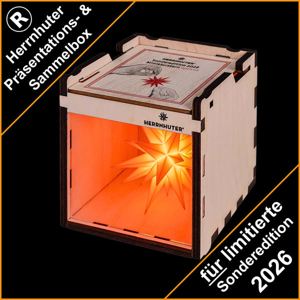PRÄSENTATION SAMMEL BOX Herrnhuter Miniaturstern SONDEREDITION 2026