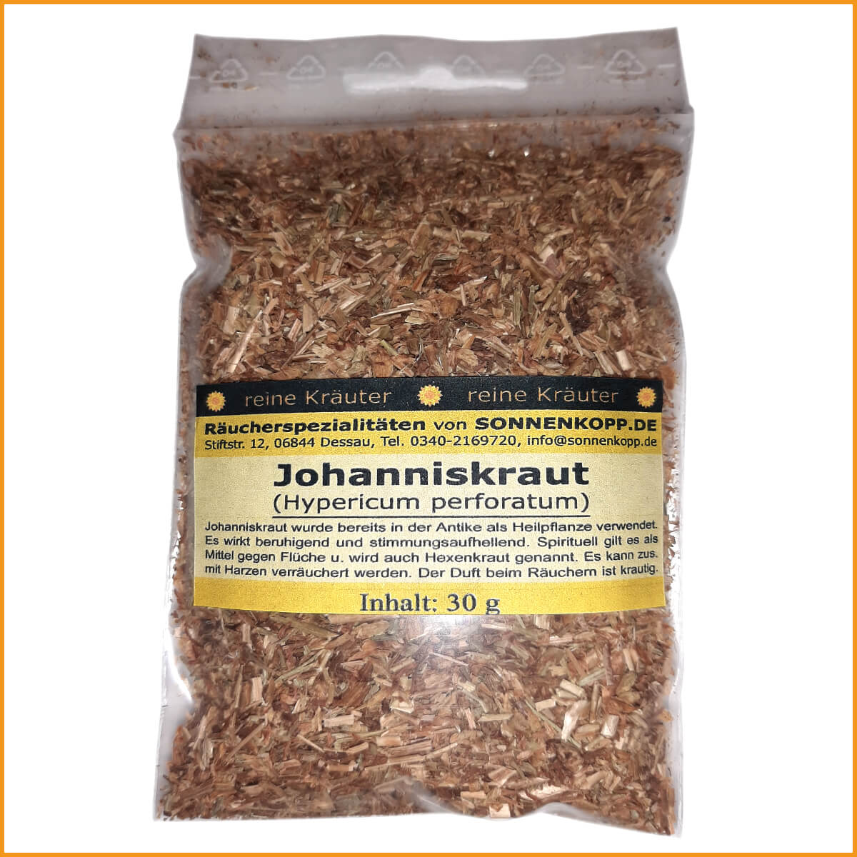 JOHANNISKRAUT Räucherkräuter - Hypericum perforatum - Räucherwerk