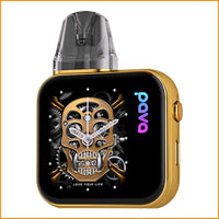 Pava Horiz Ultra Pod Kit in noble‑gold – smartes Pod‑System mit Touchdisplay im SONNENKOPP Showroom Dessau