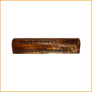 Räucherbox - Geheimfach - Räucherstäbchen Halter - Holz - 25 cm