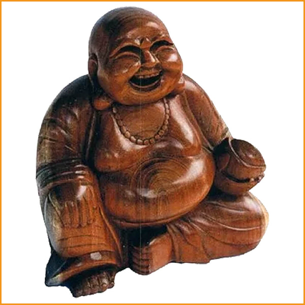 Hochwertige Buddha Figuren aus Holz