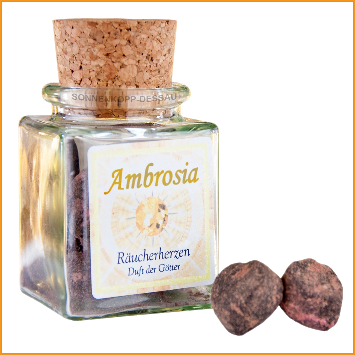 Räucherpresslinge - AMBROSIA Herzen - Duft der Götter - Räucherwerk