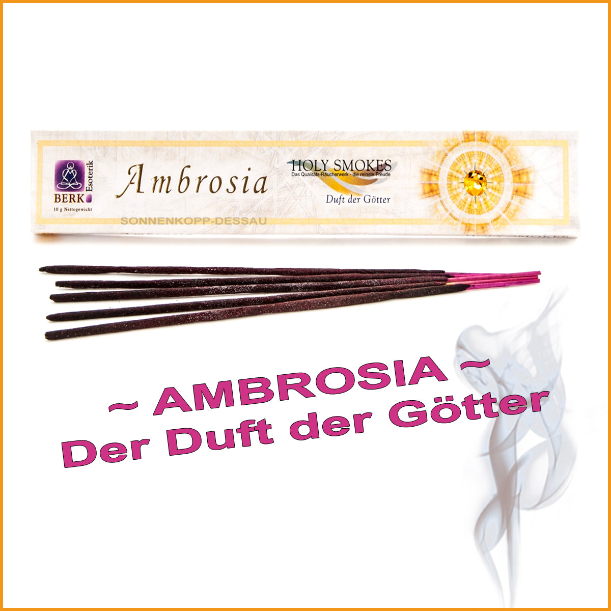 Natürliche Räucherstäbchen, Ambrosia Duft der Götter – Zeitlos Esoterik Natürliche Räucherstäbchen, Ambrosia Duft der Götter – Zeitlos Esoterik