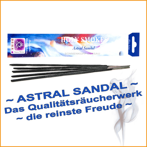 ASTRAL SANDAL Räucherstäbchen - feinstes Sandelholz als Räucherkerzen