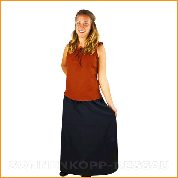 Ärmellose SOMMERBLUSE orange | Bluse ärmellos orange
