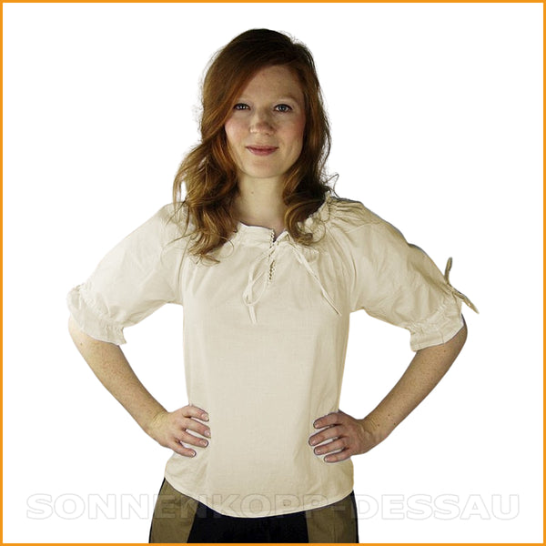 Alternative DAMEN BLUSE in Farbe NATUR | Carmenbluse natur