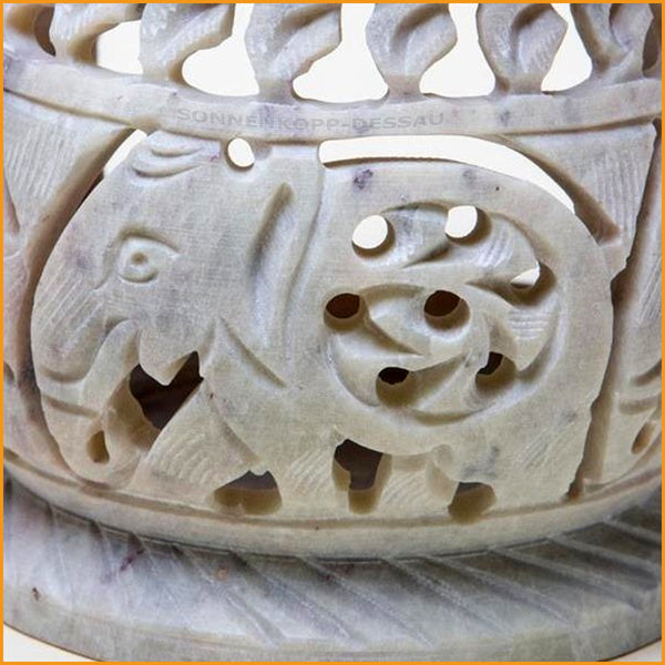 Duftlampe Elefantenmuster | Aromalampe Elefantenmuster