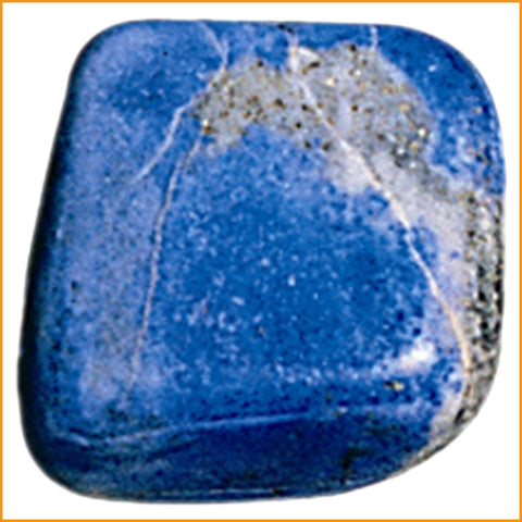 LAPISLAZULI Heilstein LAPIS B mit Calcit Wirkung | Lapis Trommelstein