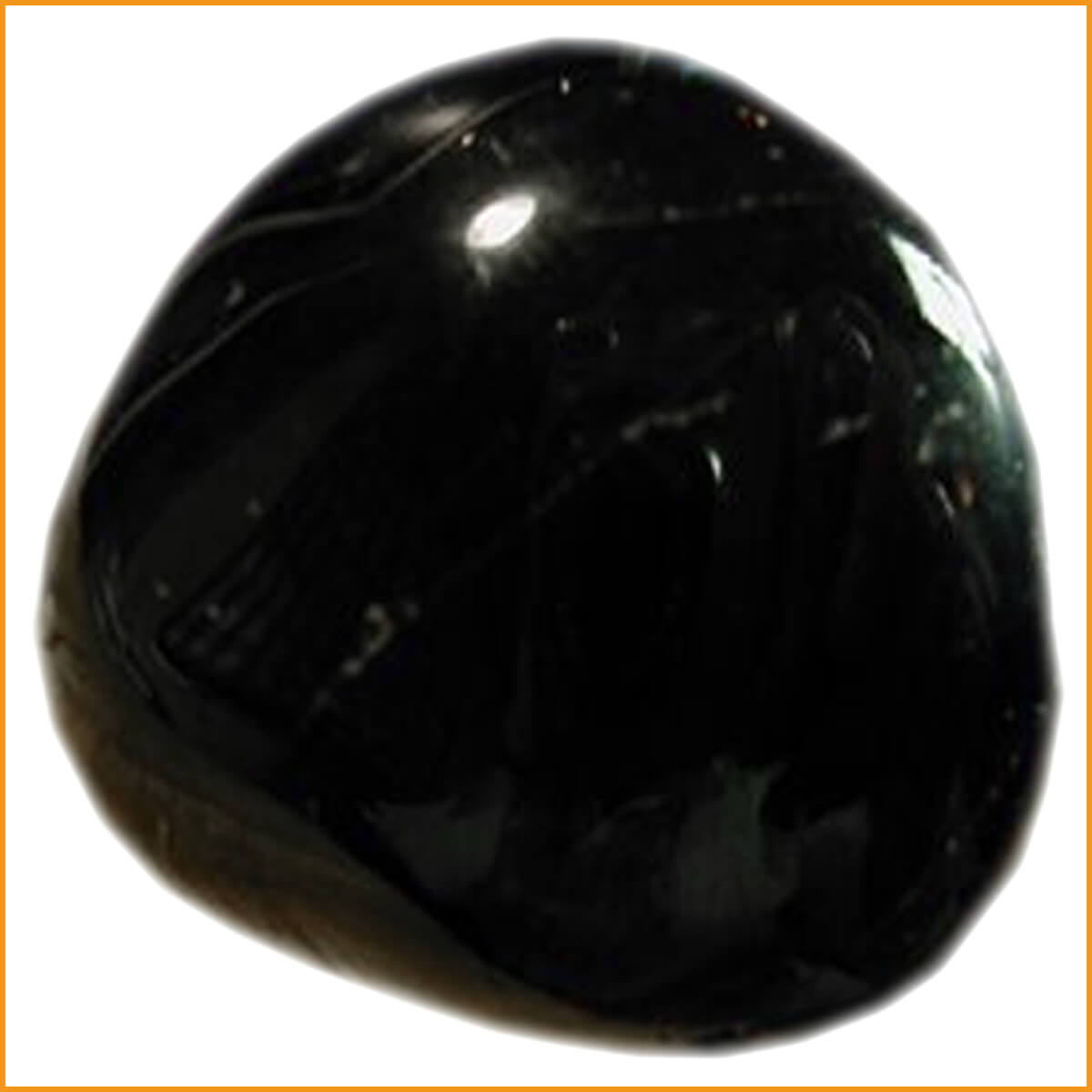 ONYX Heilstein SCHWARZER CHALCEDON - Wirkung | Onyx Trommelstein