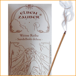 Elbenzauber SANDELHOLZ DELUXE Weisse Reihe Räucherstäbchen | White Line