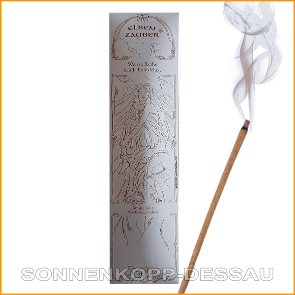 Sandelholz Räucherstäbchen Weiße Reihe Luxus White Line