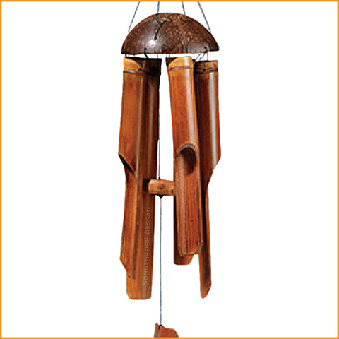Feng Shui Windspiel | Bambus Klangspiel | Bambus Windspiel