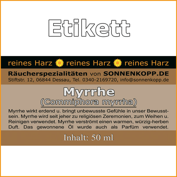 Myrrhe Harz kaufen | Myrrhe Weihrauch Gold für Jesus Christus