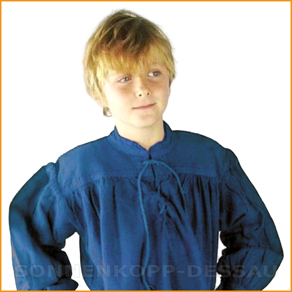 Alternatives KINDER HEMD Jungen blau