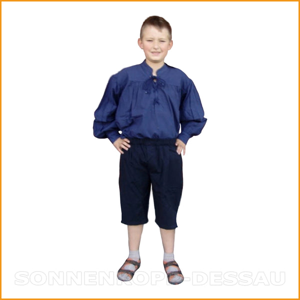 Alternatives Jungenhemd blau | Kinder Hemd blau