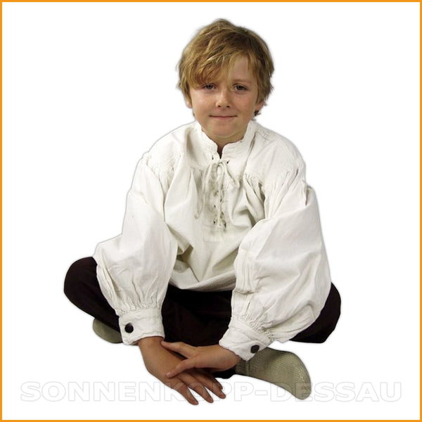 Alternatives KINDER HEMD Jungen weiß