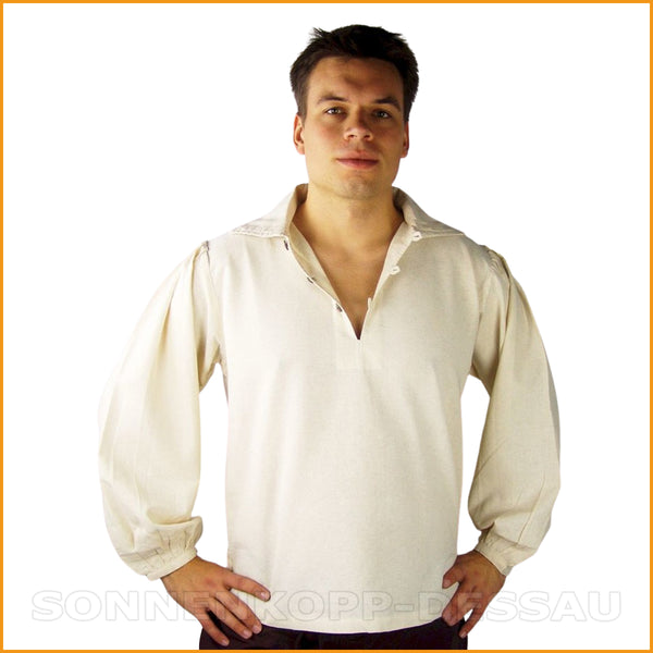 Alternatives Poloshirt natur | Alternatives Polo Hemd natur