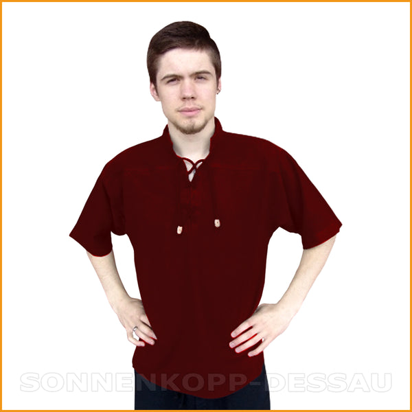 KURZÄRMELIGES SOMMERHEMD rot - Herrenhemd - Kurzarm Hemd