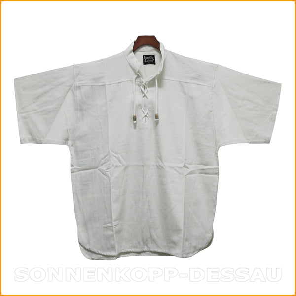 Weißes Alternatives  Herrenhemd - Kurzarm Hemd