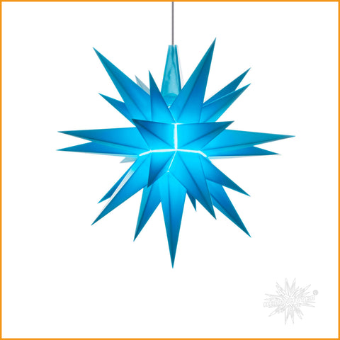 HERRNHUTER Stern blau A1e Kunststoff 13 cm | Herrnhuter Weihnachtsstern