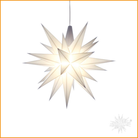 HERRNHUTER Stern weiß A1e Kunststoff 13 cm | Herrnhuter Weihnachtsstern