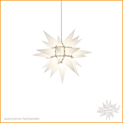 HERRNHUTER Stern weiß Kern Papier Innenbereich 40 cm | Weihnachtsstern