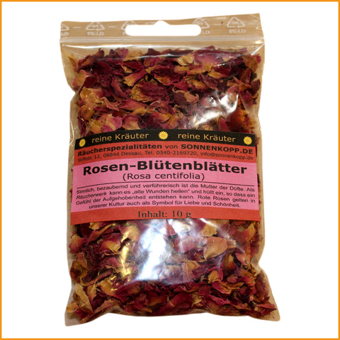 ROSENBLÜTEN in 1A-Qualität | Rosenblütenblätter | Räucherwerk Rose