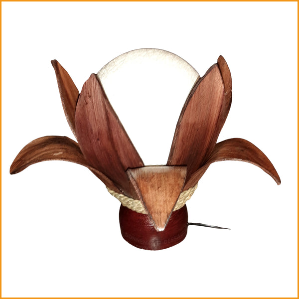 Tischlampe Kokosblätter | Tischlampe Kokospalmenblätter