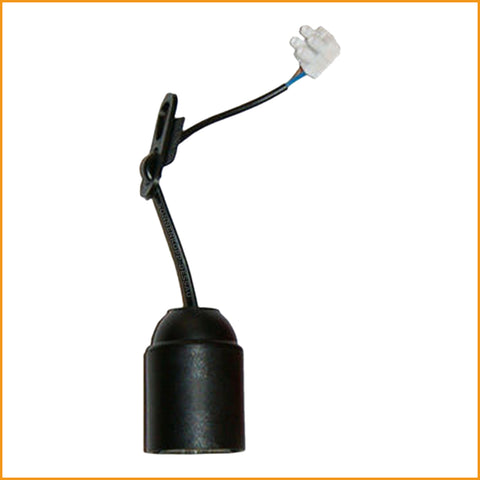 Lampenfassung mit Kabel und Klemme - für Hängelampen Lampen