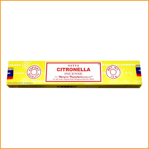 Nag Champa CITRONELLA | Räucherstäbchen | Duftstäbchen Zitrone