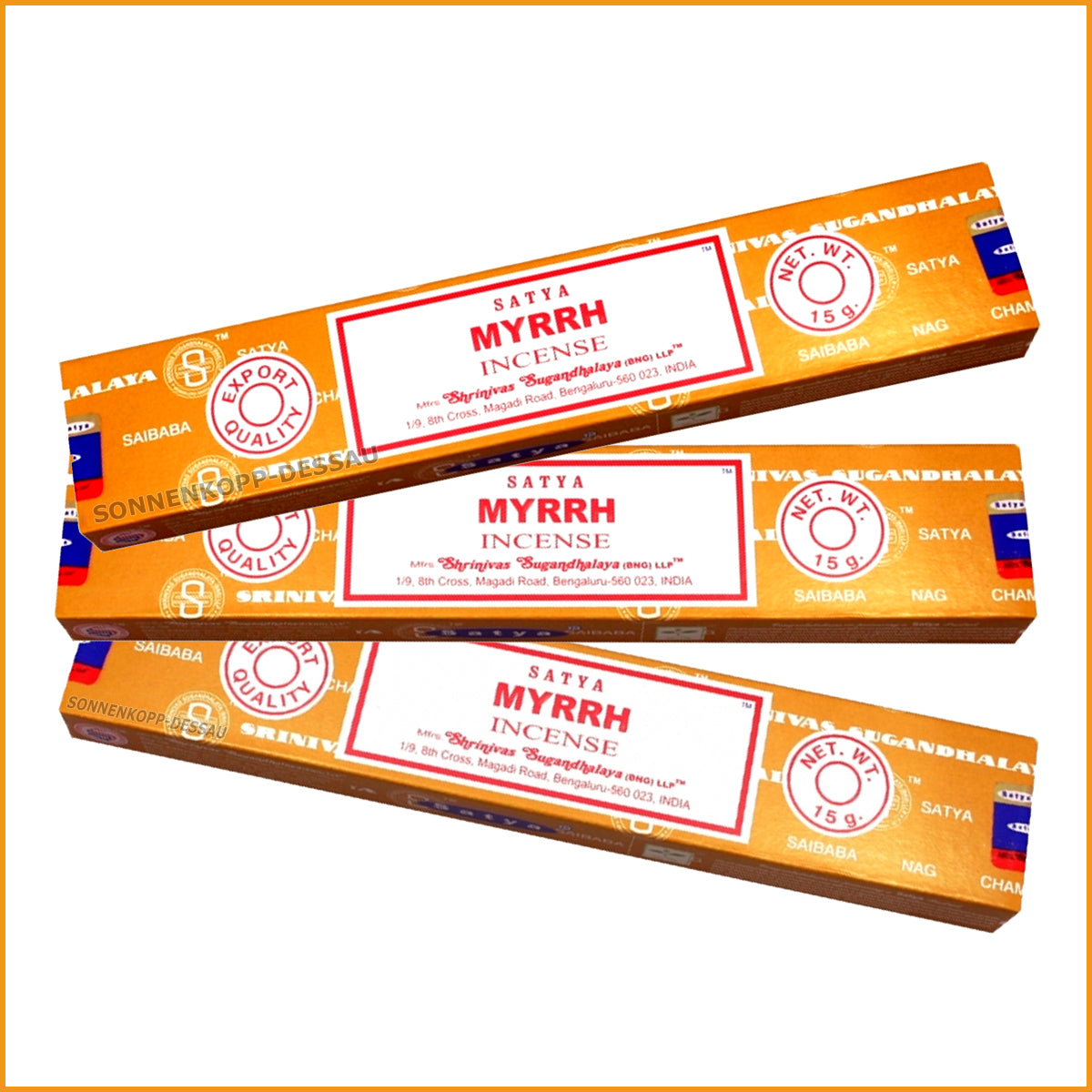 Nag Champa MYRRHE | Räucherstäbchen | Duftstäbchen Myrrhe