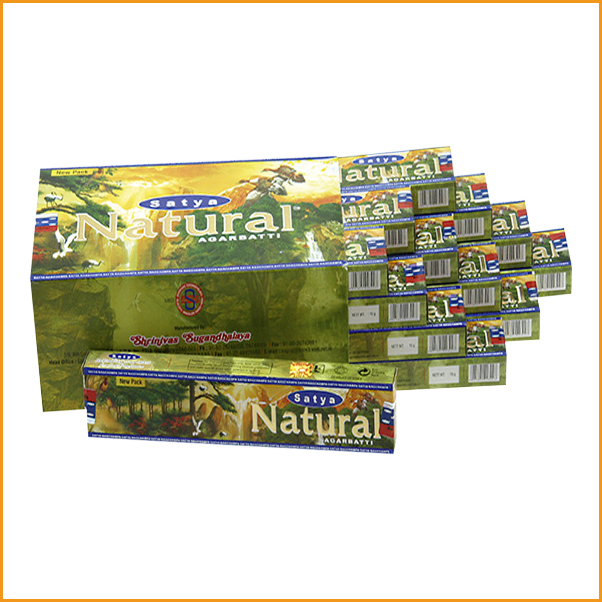 Nag Champa NATURAL | Räucherstäbchen | Natur Räucherkerzen