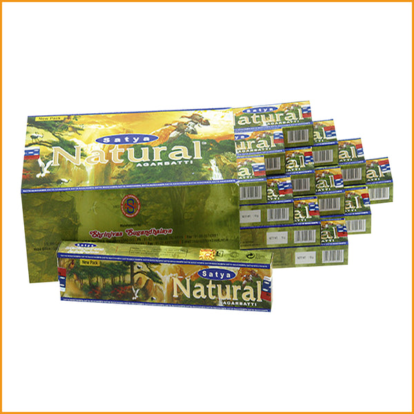 Nag Champa Natural PAKET mit Räucherstäbchenhalter