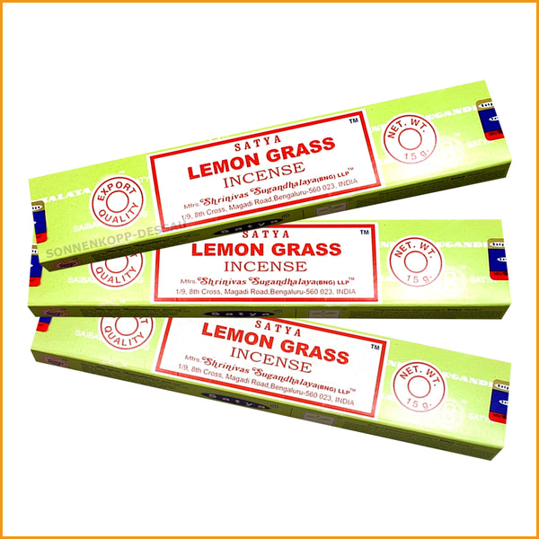 Nag Champa Lemongras PAKET mit Räucherstäbchenhalter