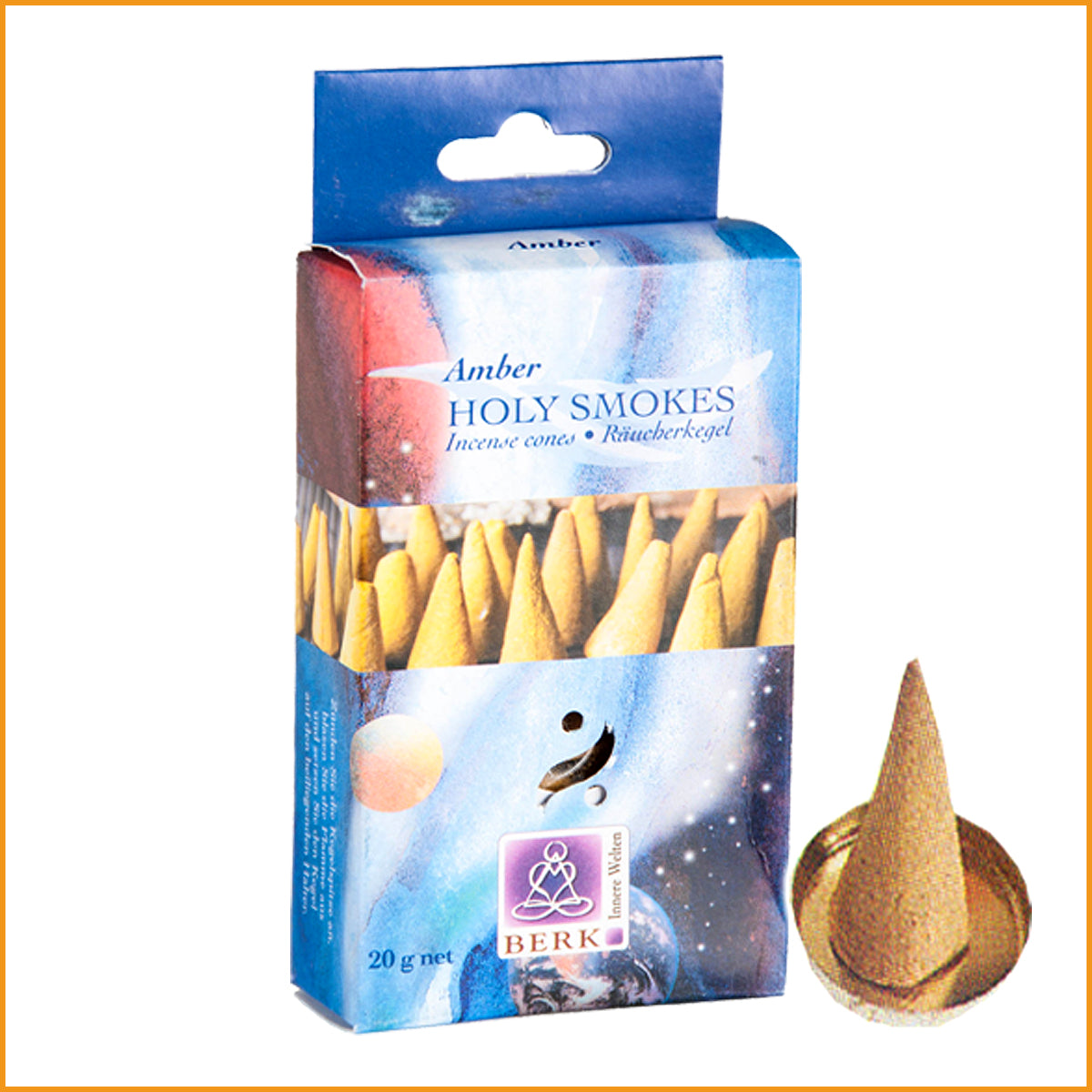 Räucherkegel AMBER Holy Smokes | Räucherkegel naturrein