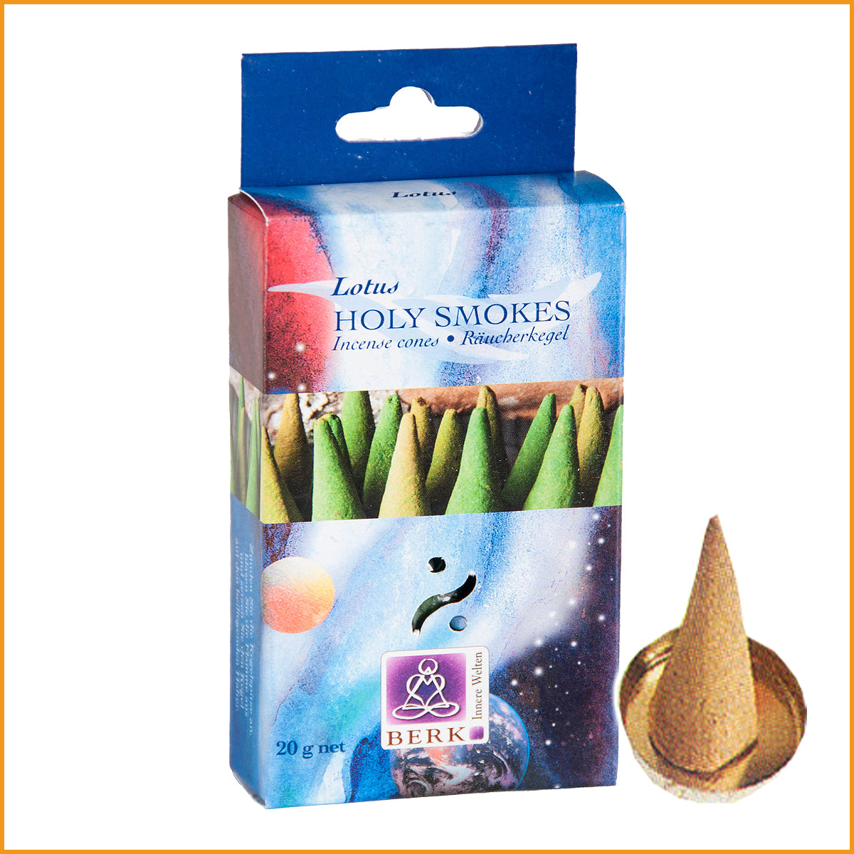 Räucherkegel LOTUS Holy Smokes | Lotos naturreine Kegel