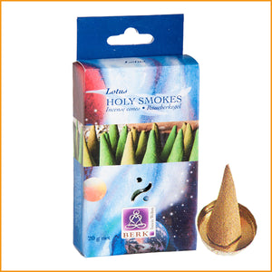Räucherkegel LOTUS Holy Smokes | Lotos naturreine Kegel
