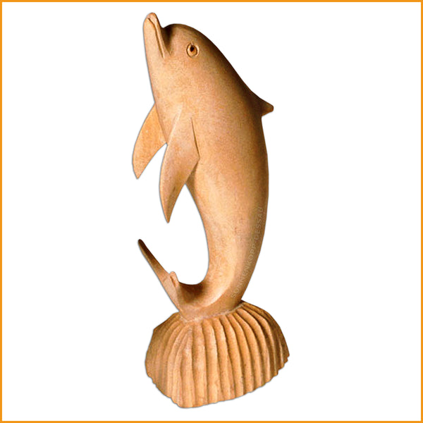 Delphin Holzfiguren | Holz Figur Delfin