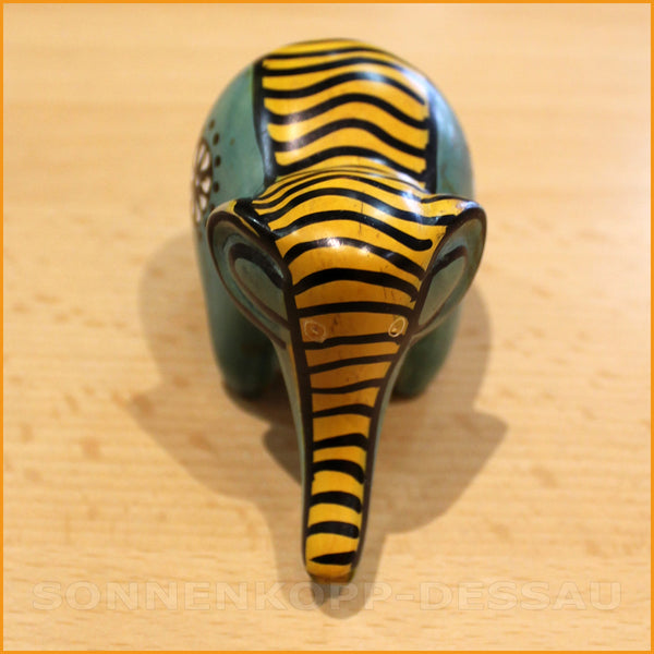 Elefanten Figur Kinder - blau & gelb