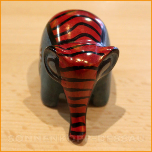 Elefant Figur Kinder - blau & rot