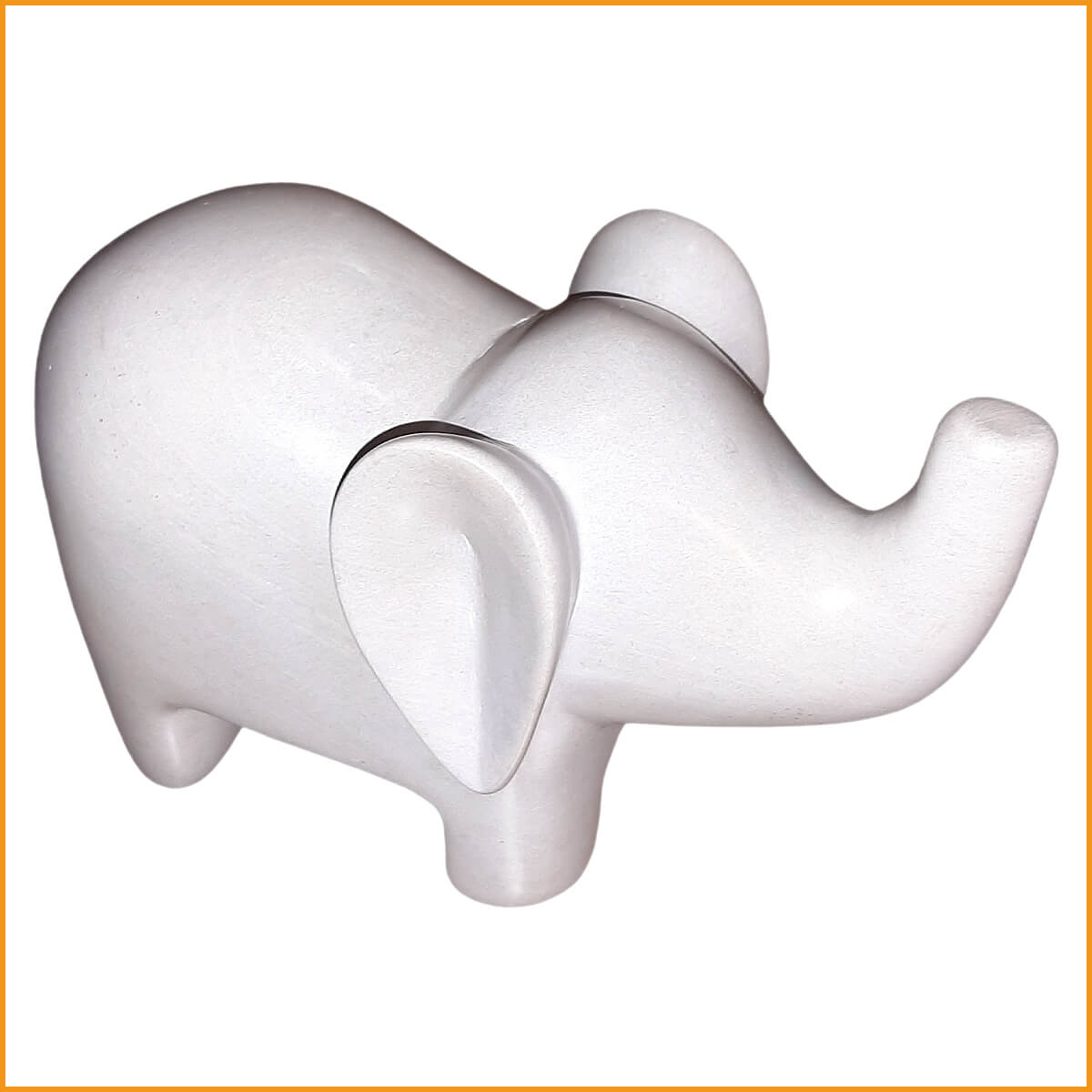 ELEFANT Figur "Hinkelotta" - Speckstein Skulptur - 2,6 kg - 2. Wahl