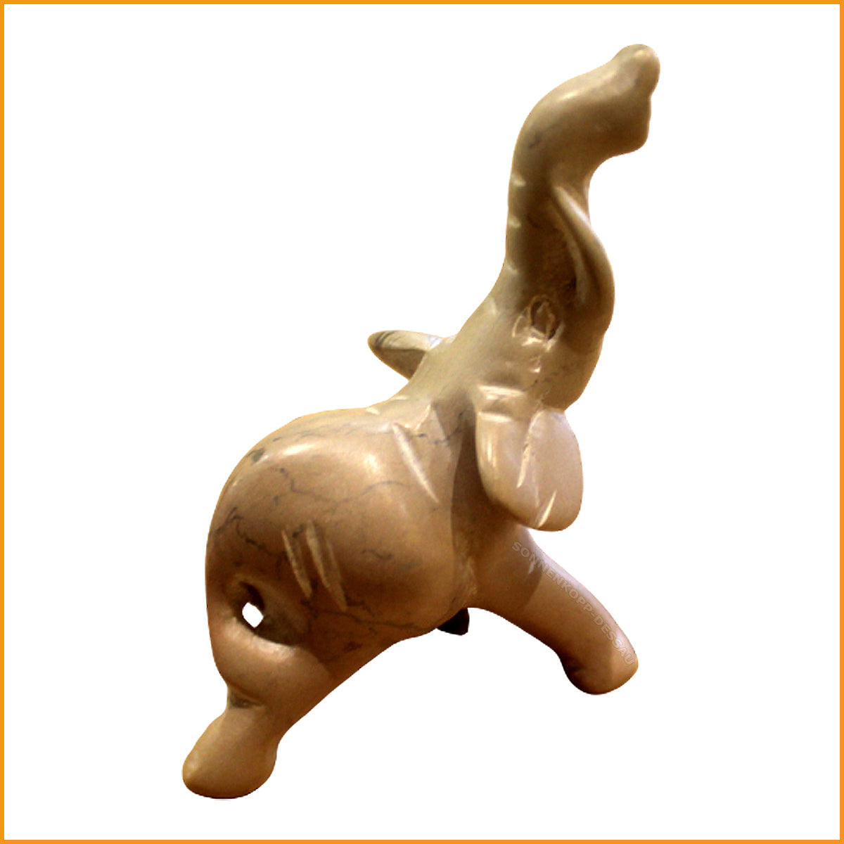 ELEFANT Speckstein Handarbeit Stein Elephant Figur Skulptur