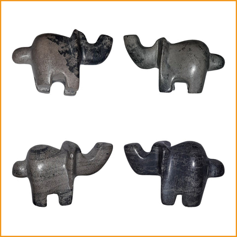 Kleiner ELEFANT Speckstein - Mini Figur - Handarbeit aus Stein